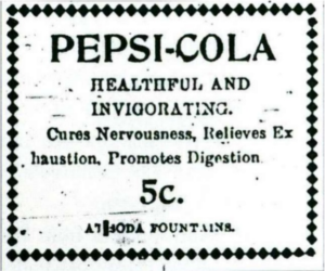 1902 Pepsi Ad, Pepsi-Cola's First Known Advertisement