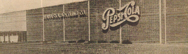 Vintage photo of a Pepsi Cola building