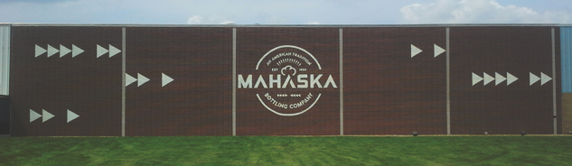Photo of the exterior of the Mahaska Bottling Company building